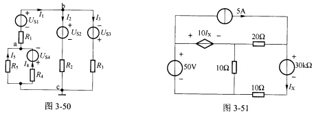 (华南理工大学2010年考研试题)用回路电流法求