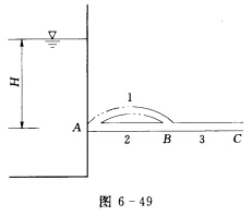 一管路如图6-49所示。管段AB与BC的长度、直
