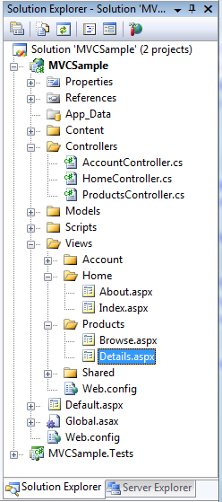 ASP.NET MVC实例和新RC版本中视图方面的